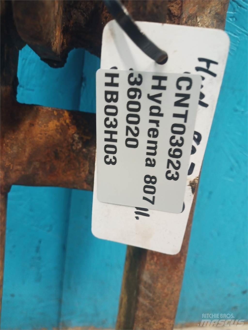 Hydrema 807 Tranšėjų kasimo technika