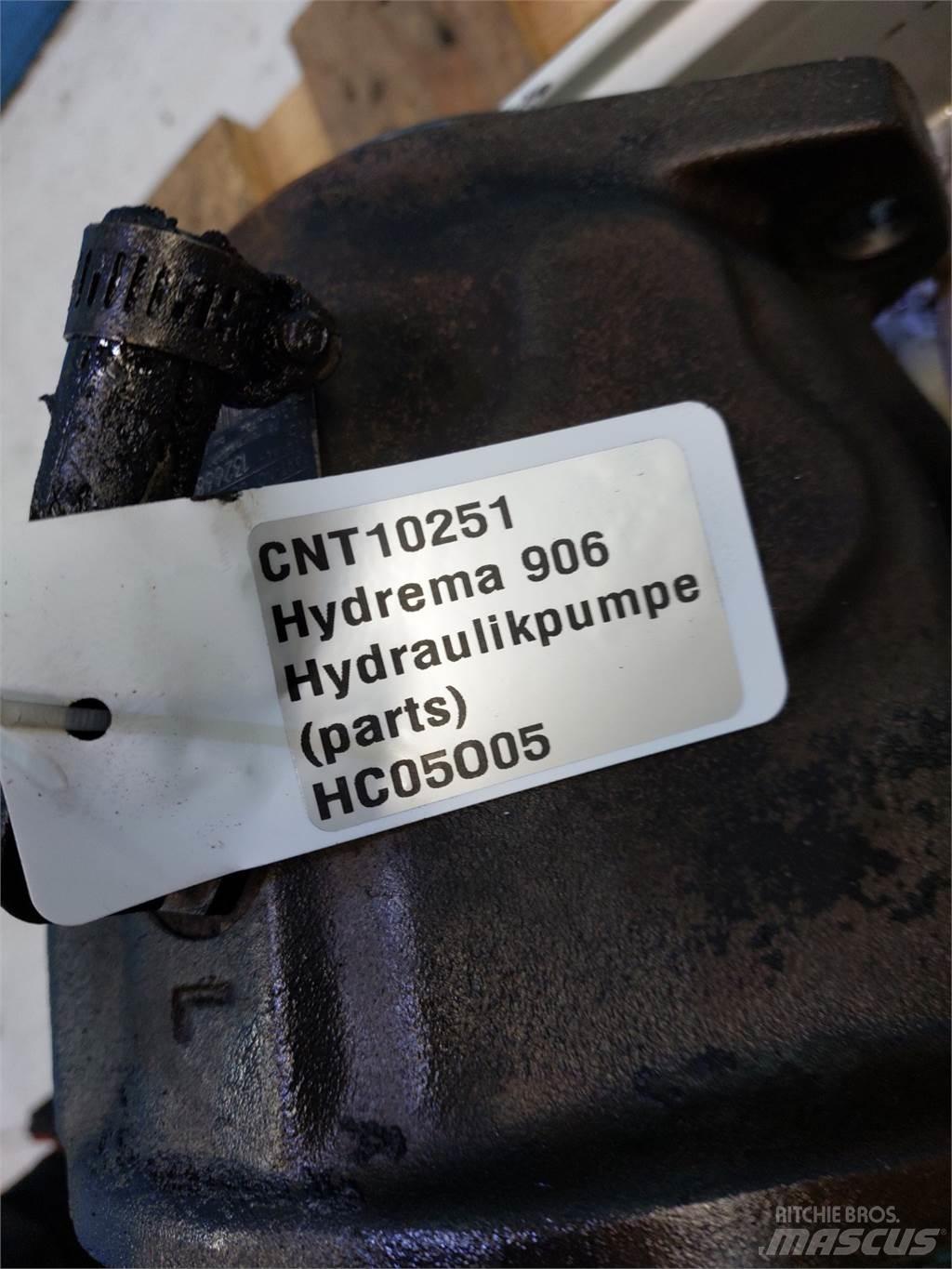 Hydrema 906B Hidraulikos įrenginiai