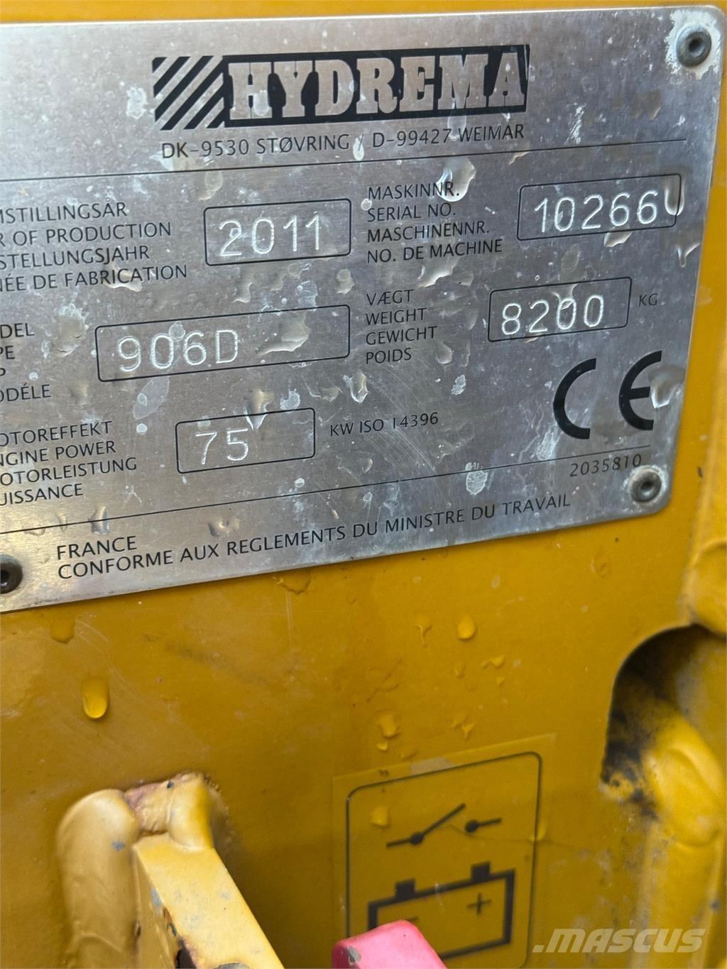 Hydrema 906D Ekskavatoriniai krautuvai