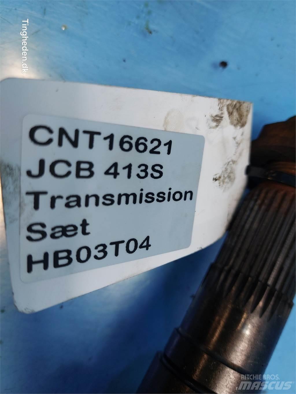 JCB 413S Transmisijos