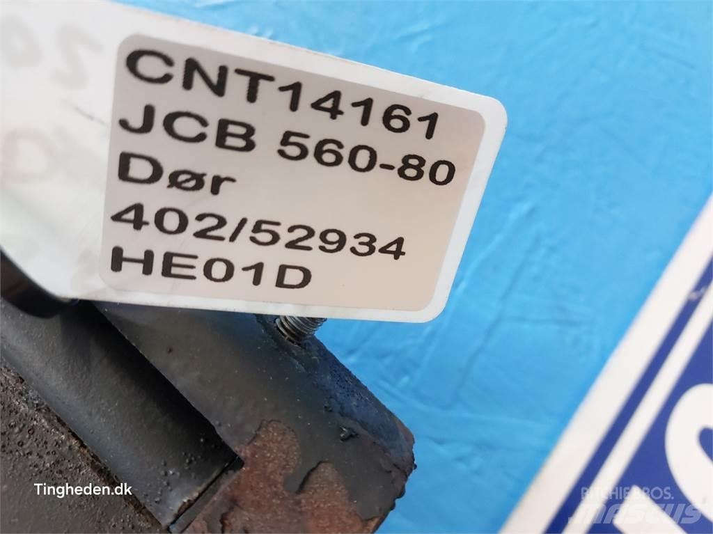 JCB 560-80 Kabinos ir interjeras