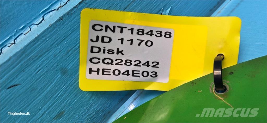 John Deere 1170 Derliaus nuėmimo kombainų priedai