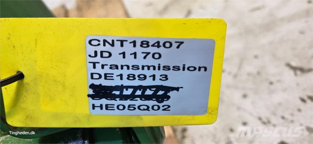 John Deere 1170 Transmisijos
