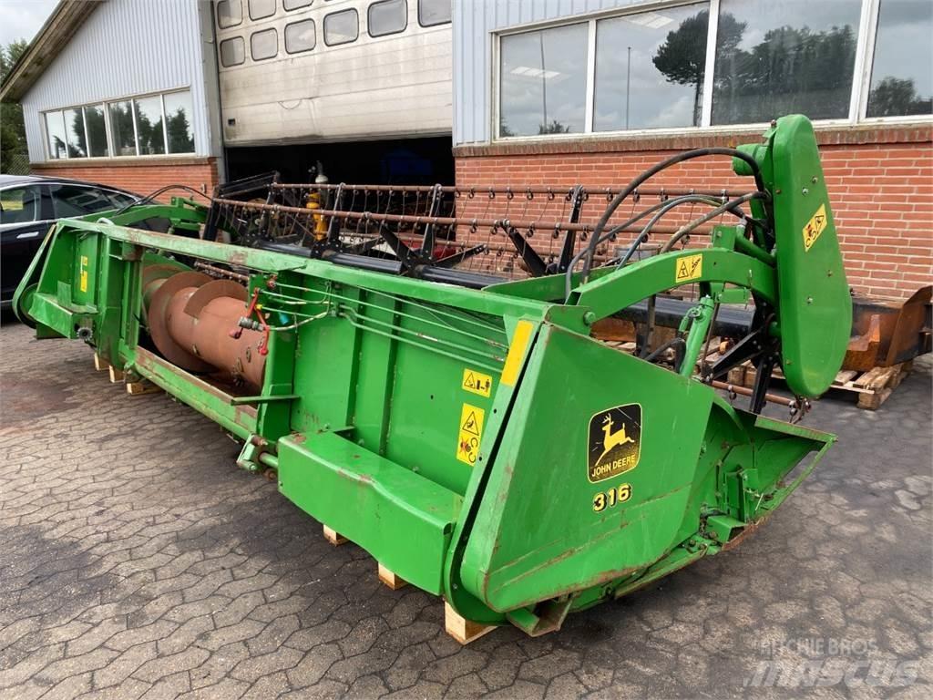 John Deere 16 Derliaus nuėmimo kombainų priedai