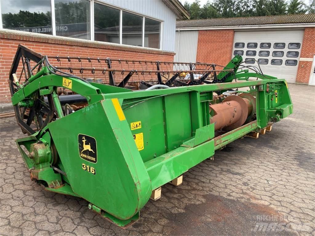 John Deere 16 Derliaus nuėmimo kombainų priedai