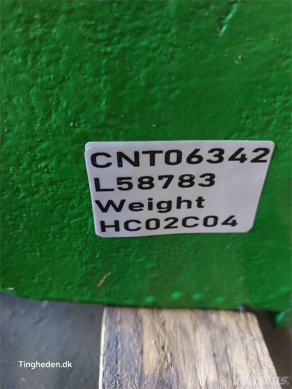 John Deere 1850 Priekiniai svoriai