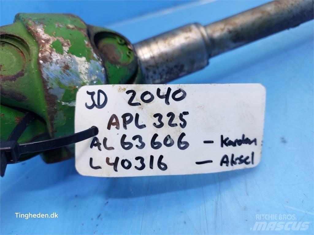 John Deere 2040 Kiti naudoti traktorių priedai