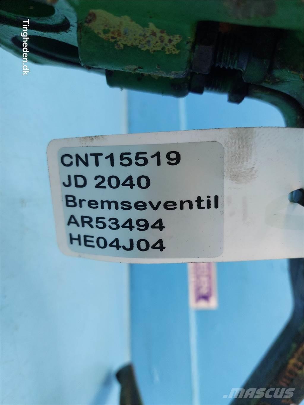 John Deere 2040 Hidraulikos įrenginiai