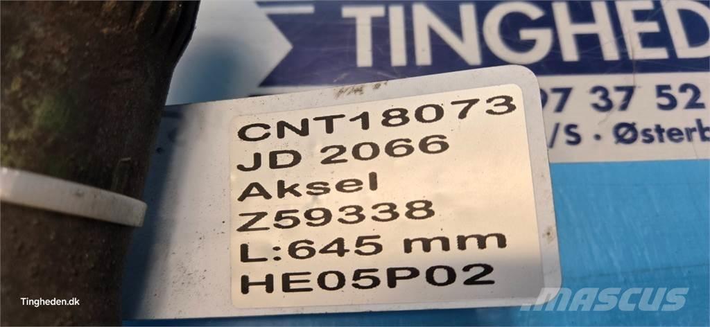 John Deere 2066 Transmisijos