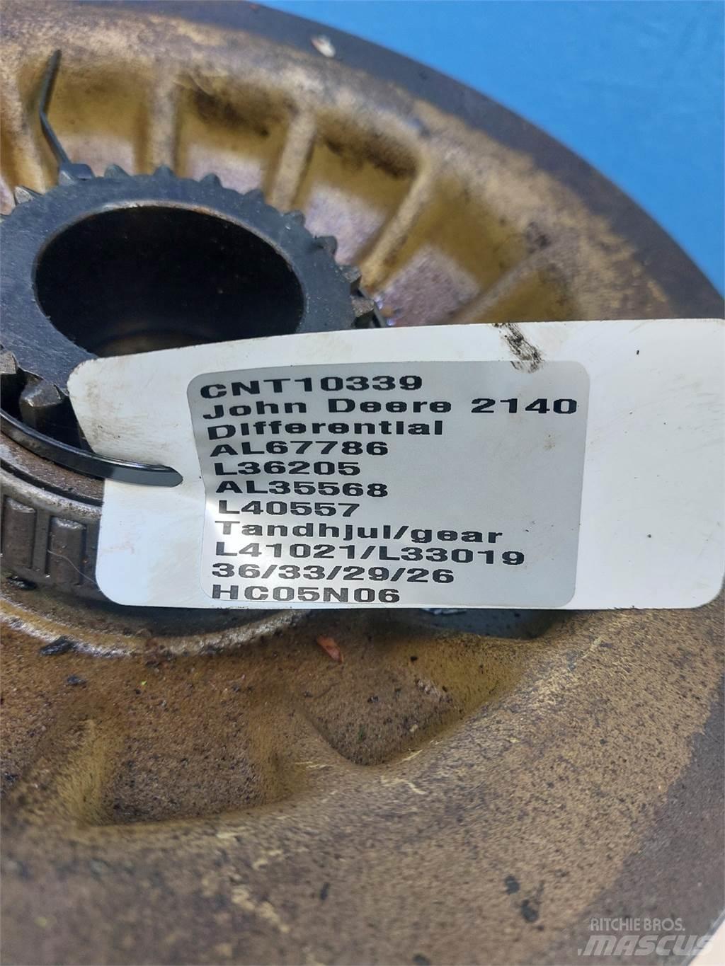 John Deere 2140 Transmisijos