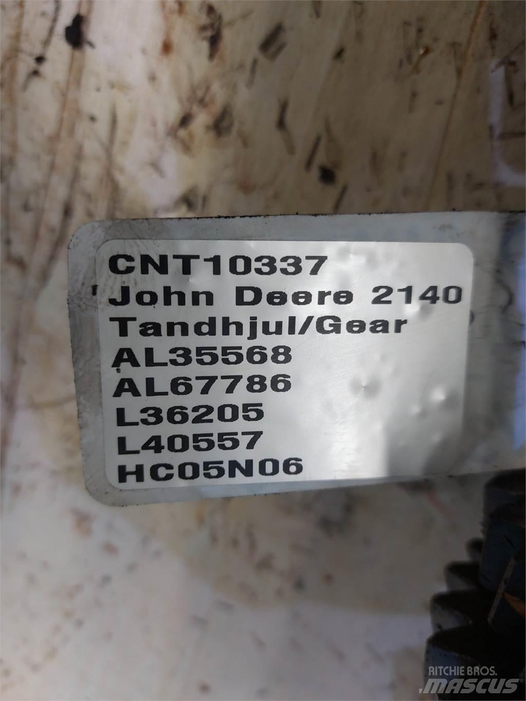 John Deere 2140 Transmisijos