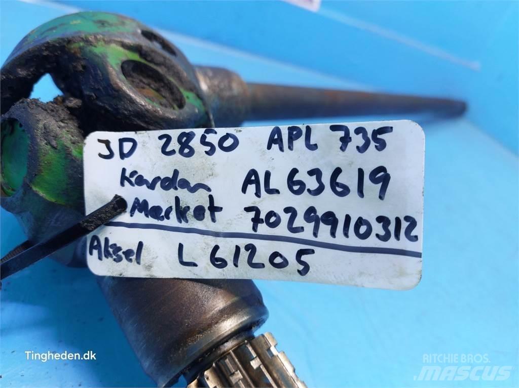 John Deere 2850 Kiti naudoti traktorių priedai