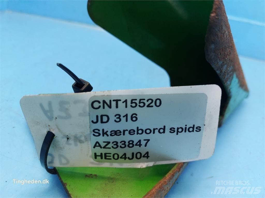 John Deere 316 Derliaus nuėmimo kombainų priedai