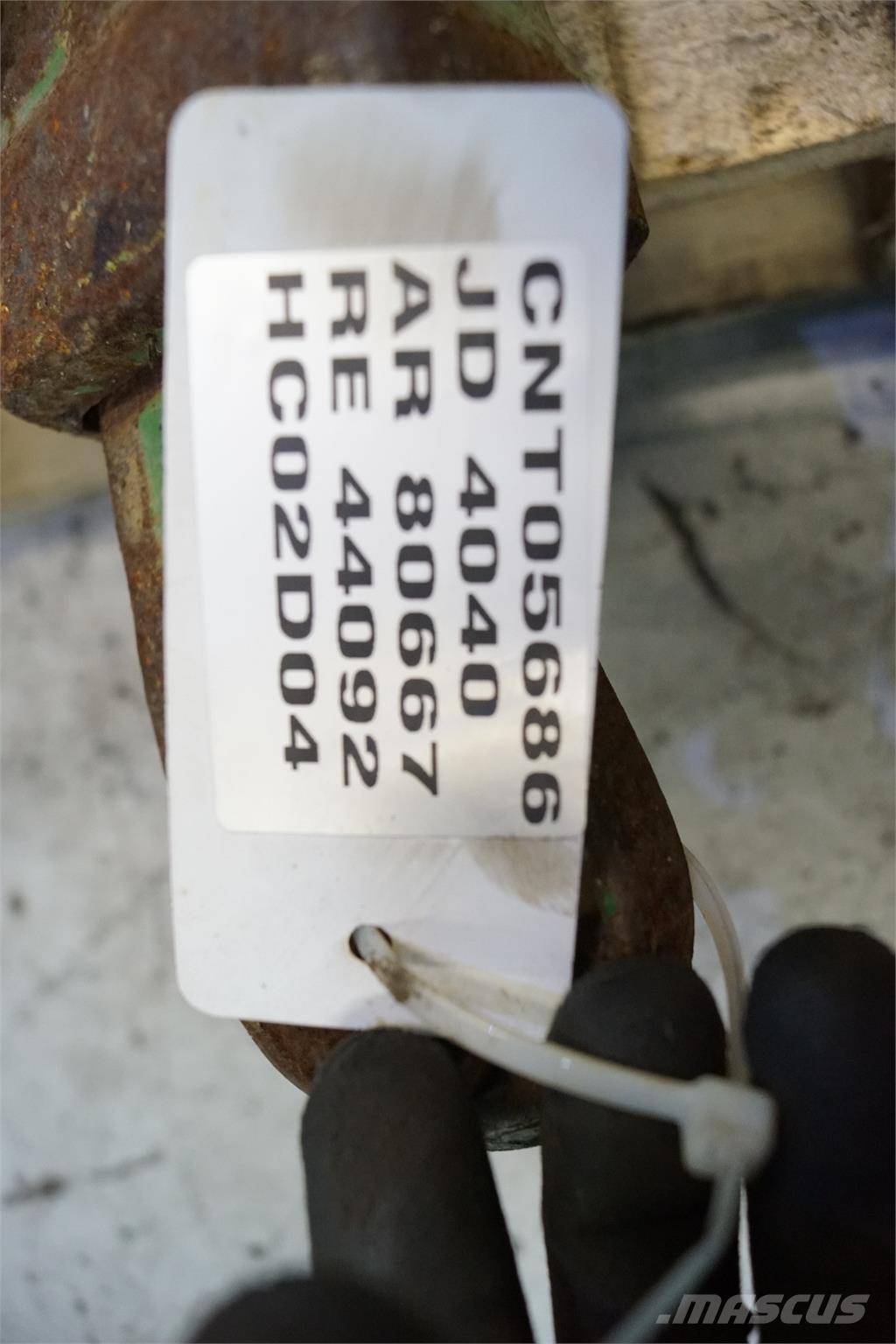 John Deere 4040 Kiti naudoti traktorių priedai