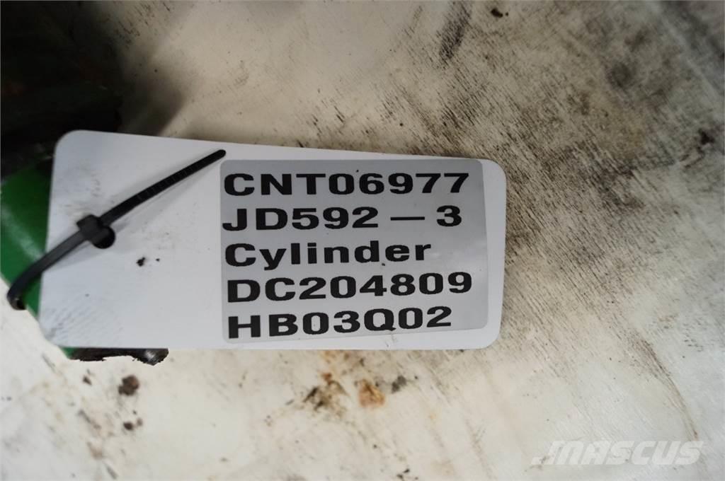 John Deere 592 Hidraulikos įrenginiai