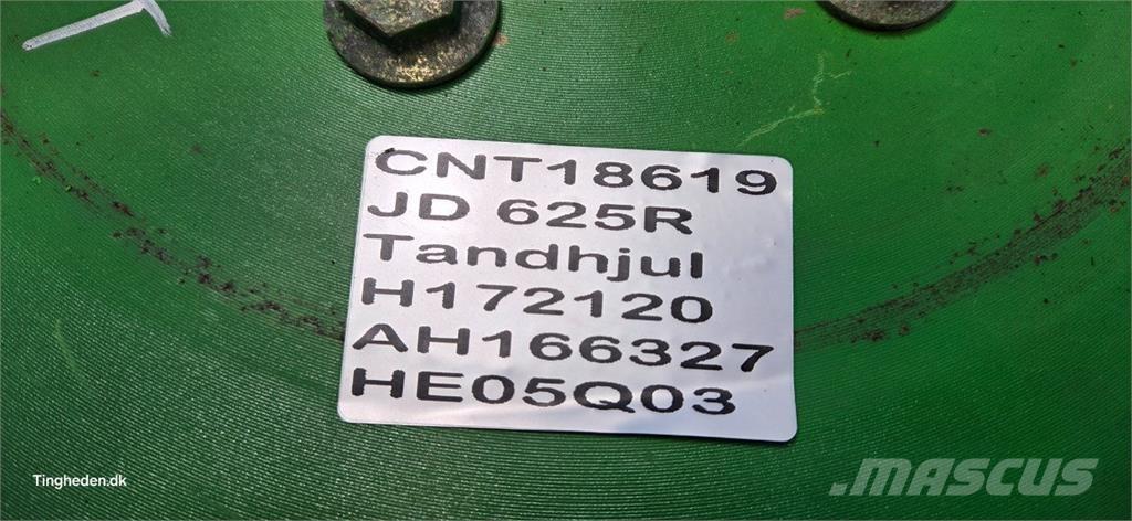John Deere 625R Derliaus nuėmimo kombainų priedai