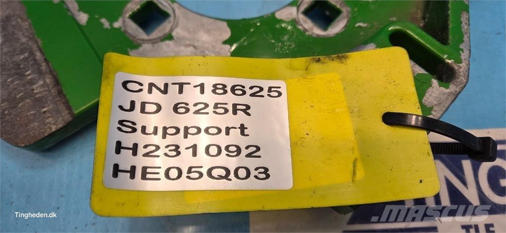 John Deere 625R Derliaus nuėmimo kombainų priedai