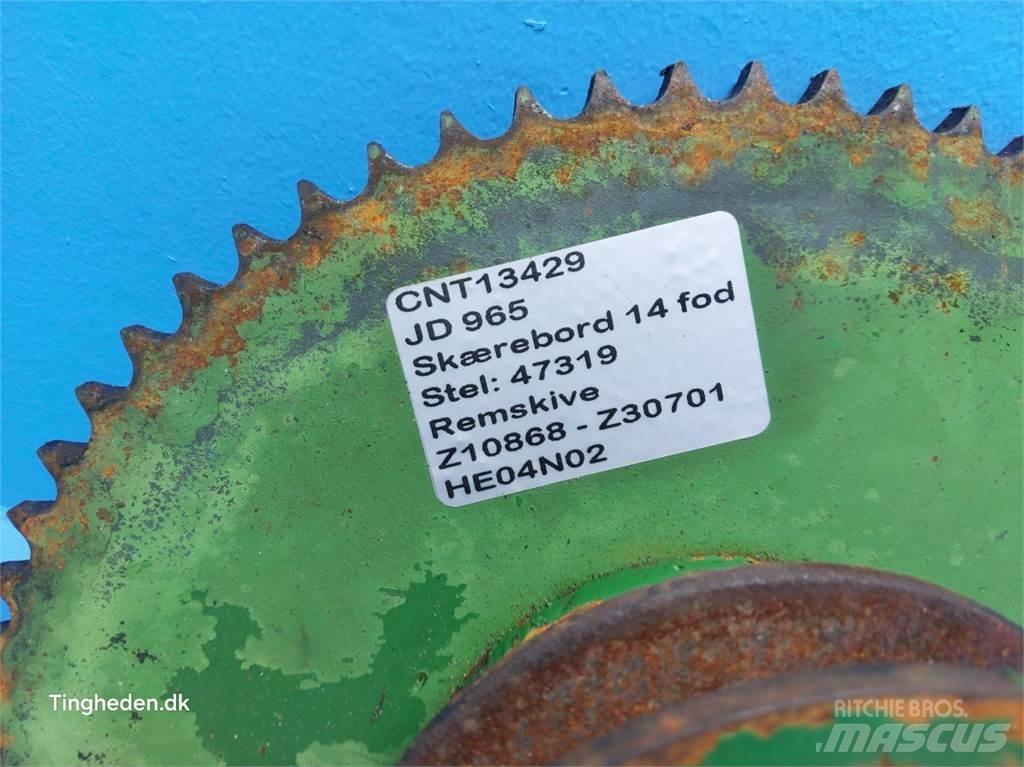 John Deere 965 Derliaus nuėmimo kombainų priedai