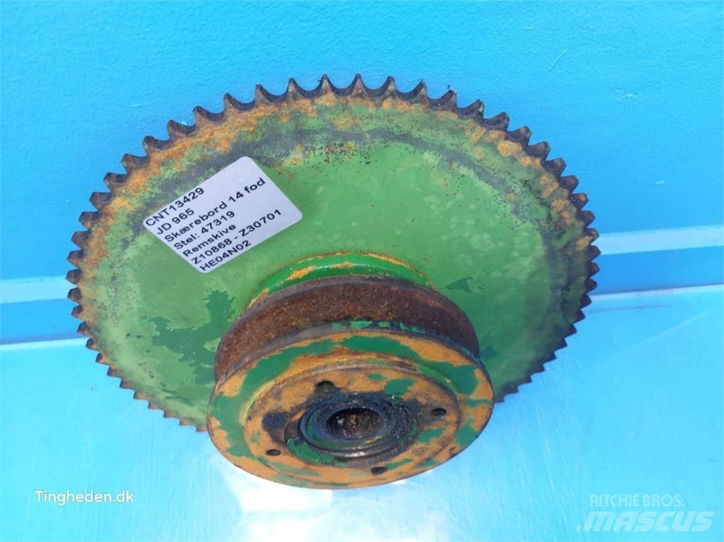 John Deere 965 Derliaus nuėmimo kombainų priedai