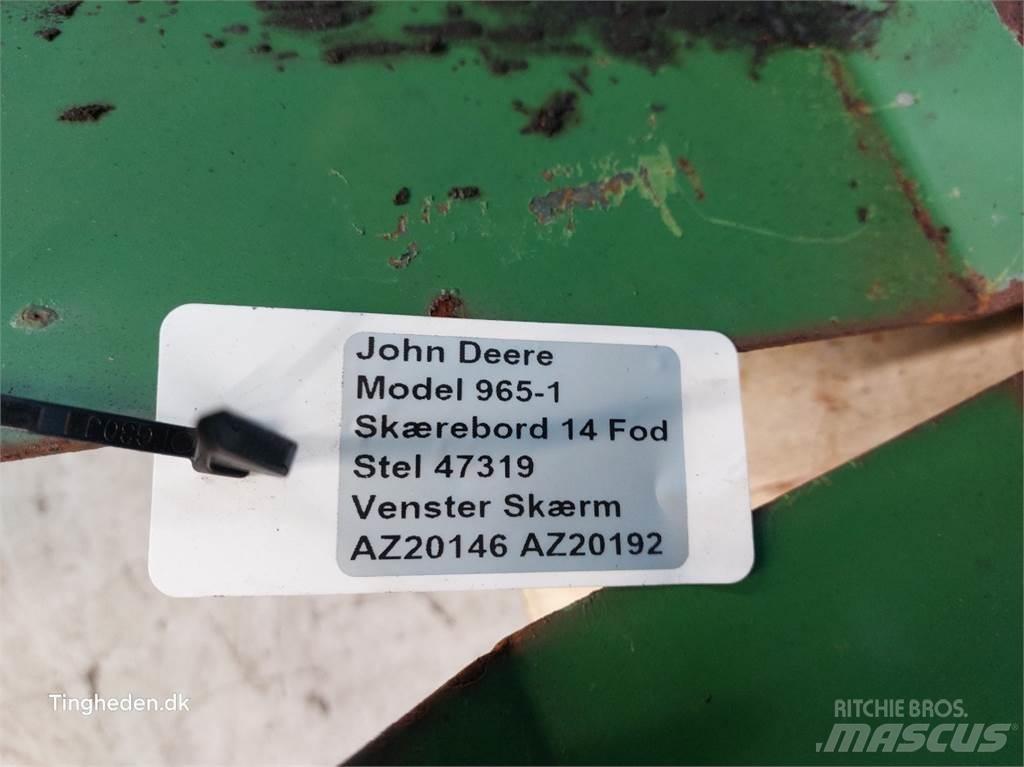 John Deere 965 Derliaus nuėmimo kombainų priedai