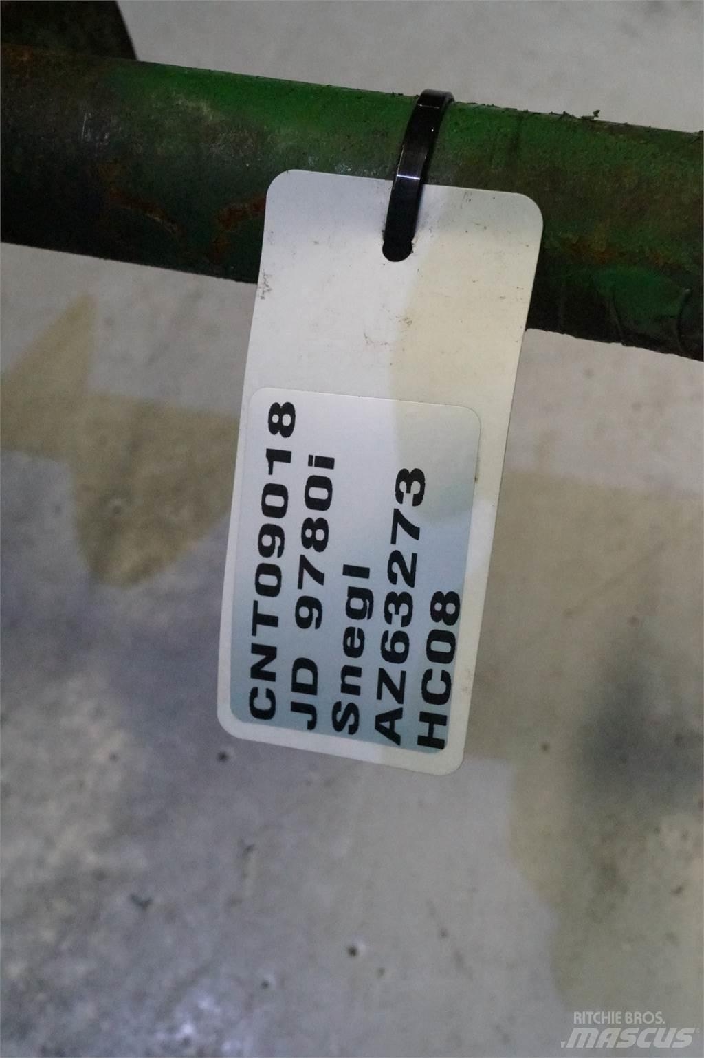 John Deere 9780 Derliaus nuėmimo kombainų priedai