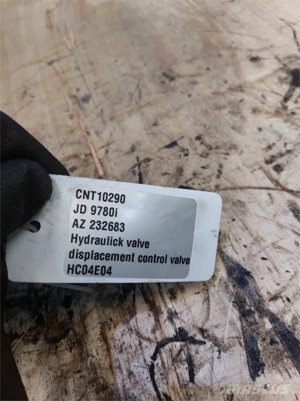 John Deere 9780 Hidraulikos įrenginiai