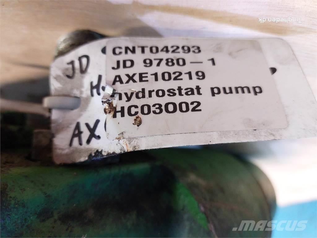 John Deere 9780 Hidraulikos įrenginiai