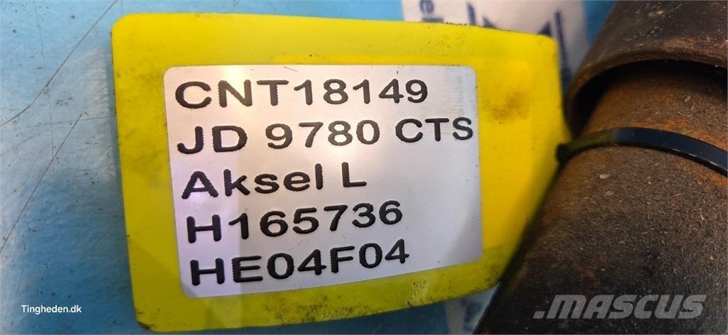 John Deere 9780 Derliaus nuėmimo kombainų priedai