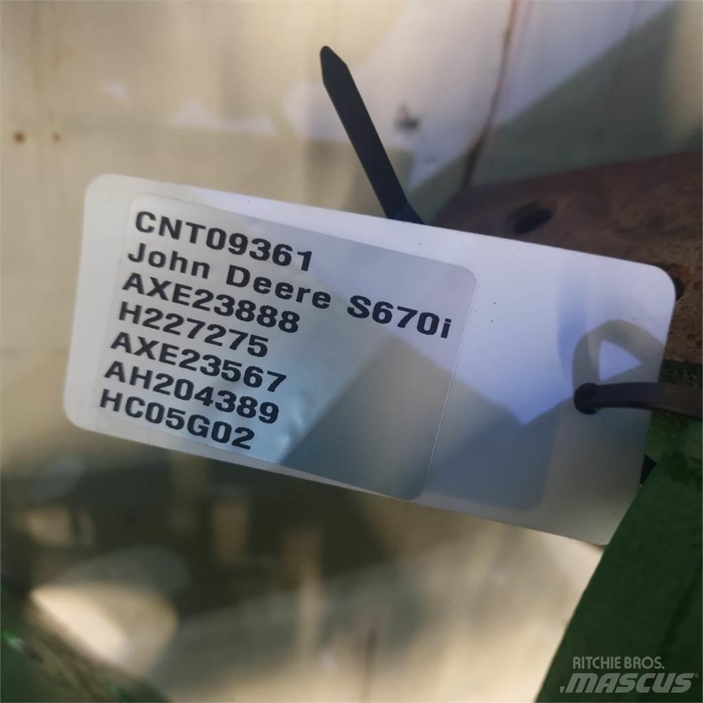 John Deere S670 Žemės ūkis - Kita