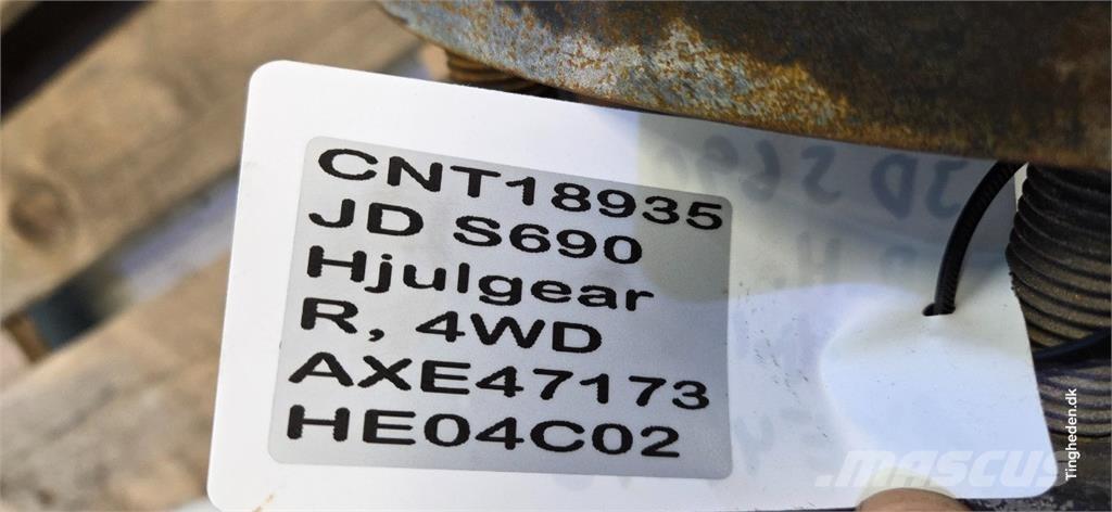 John Deere S690 Derliaus nuėmimo kombainų priedai