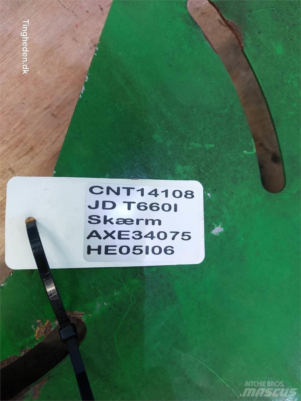 John Deere T660I Derliaus nuėmimo kombainų priedai