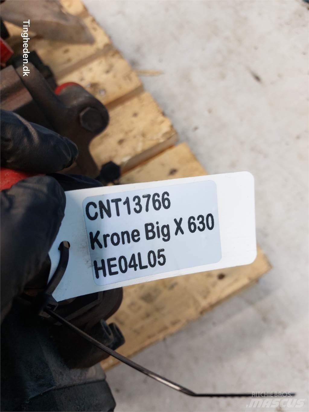 Krone Big X 360 Hidraulikos įrenginiai