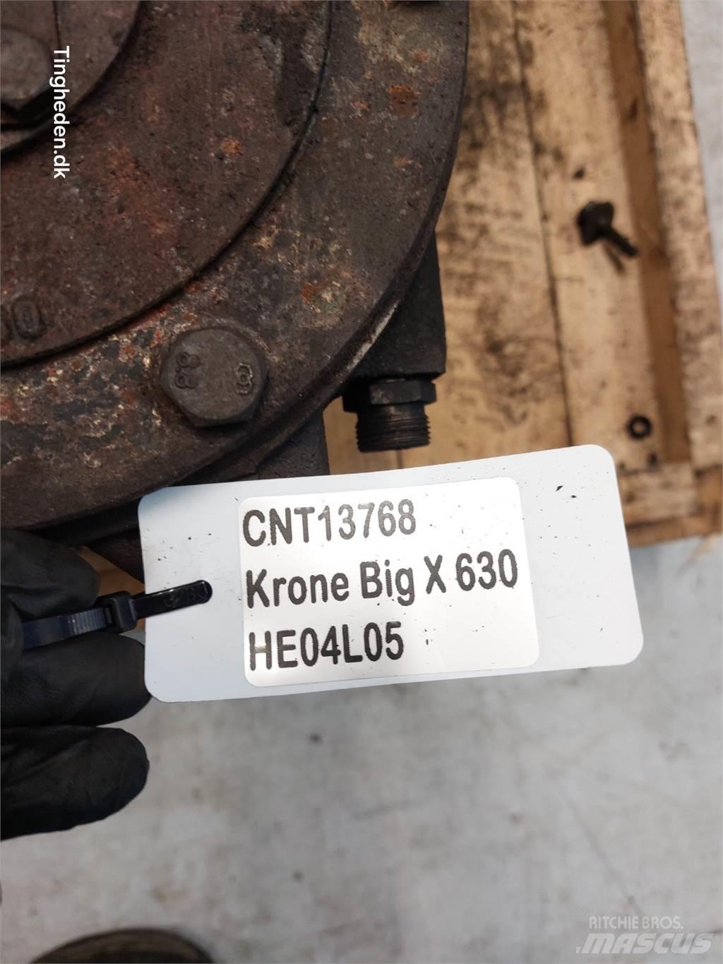 Krone Big X 360 Hidraulikos įrenginiai