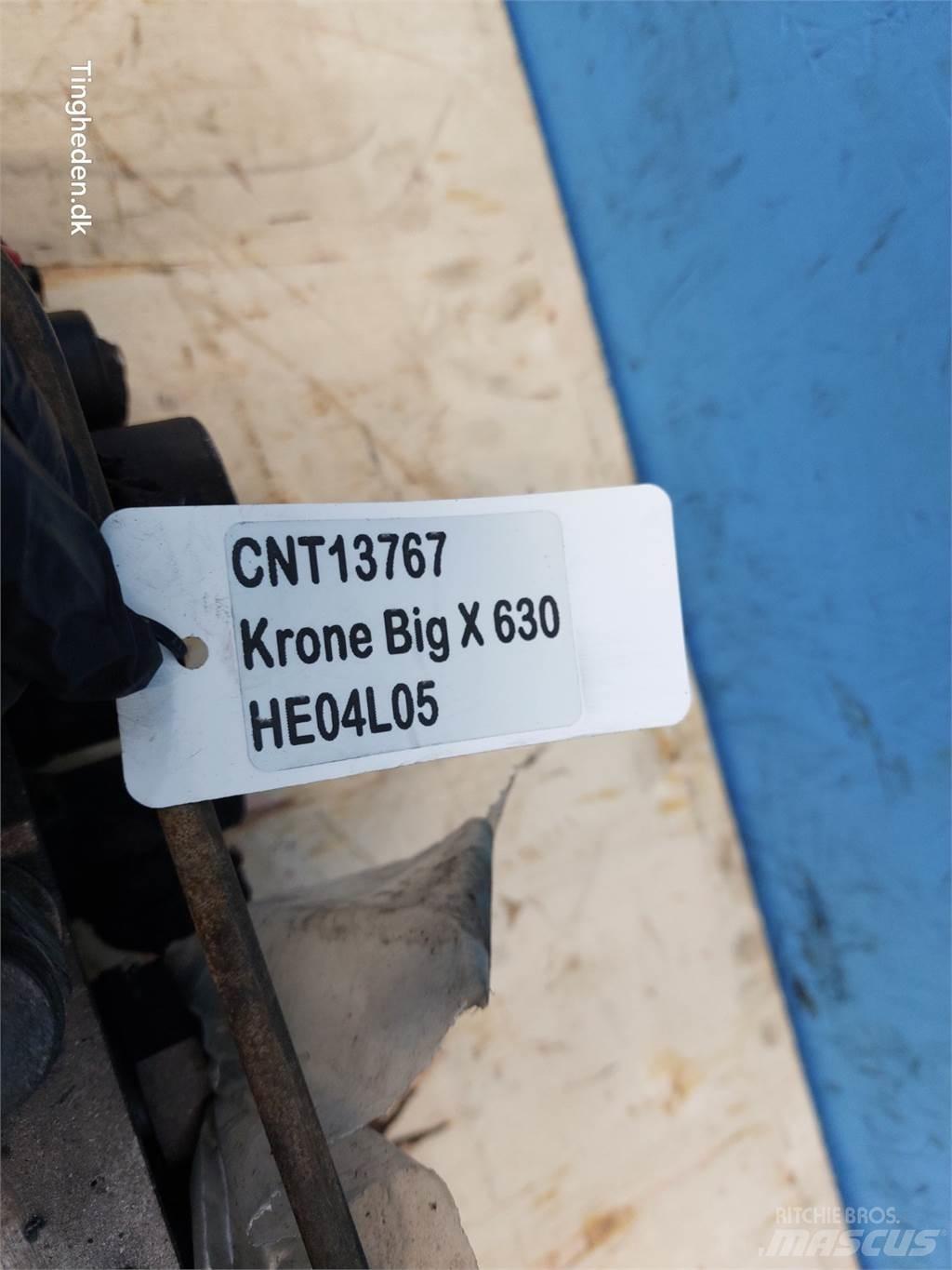 Krone Big X 360 Hidraulikos įrenginiai