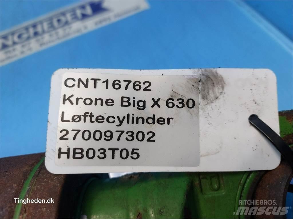 Krone Big X 630 Šieno ir pašarų ruošimo mašinų priedai