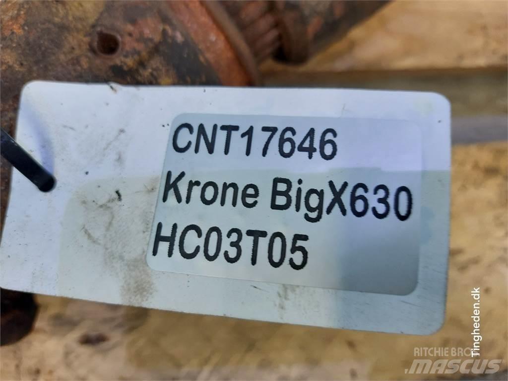 Krone Big X 630 Šieno ir pašarų ruošimo mašinų priedai