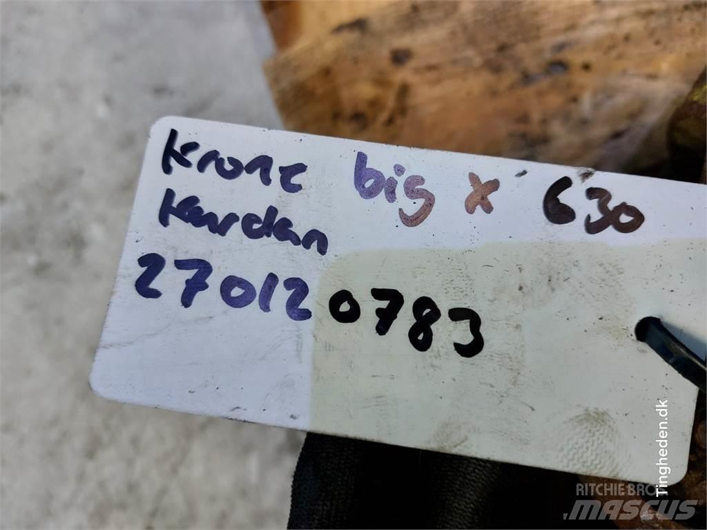 Krone Big X 630 Šieno ir pašarų ruošimo mašinų priedai