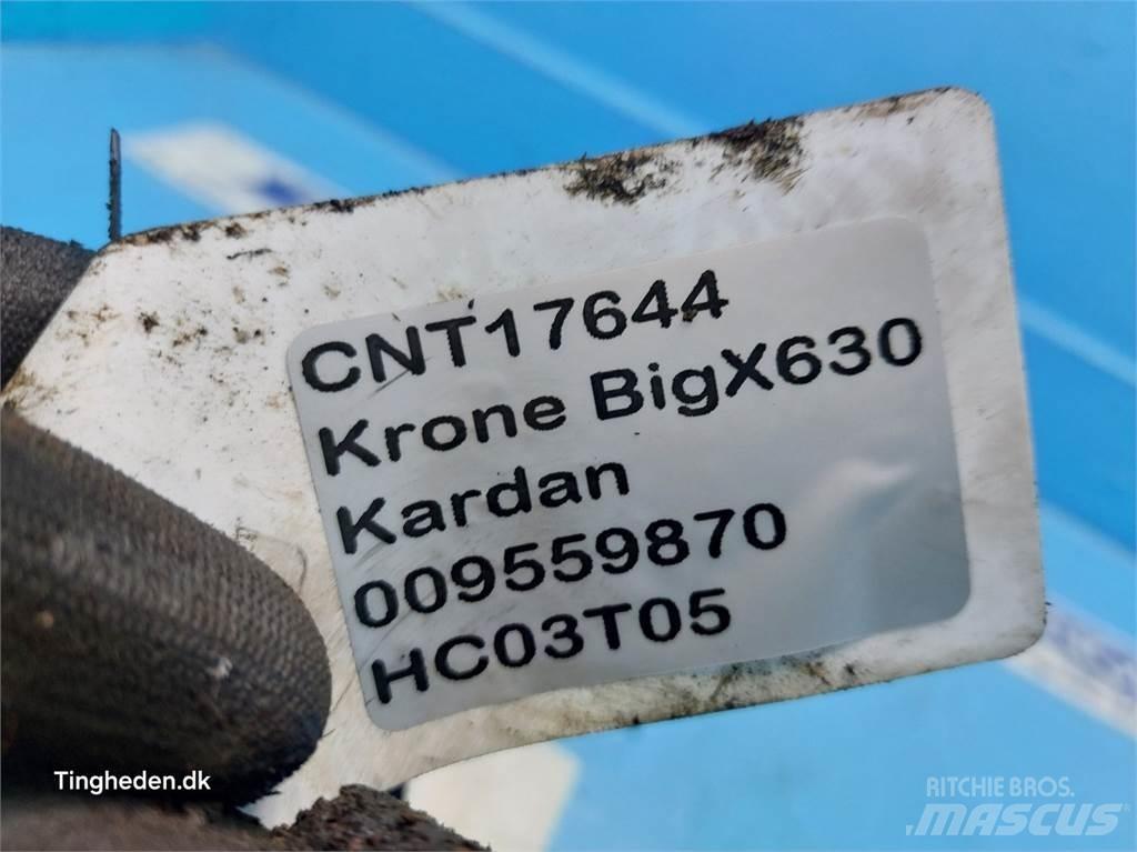 Krone Big X 630 Šieno ir pašarų ruošimo mašinų priedai