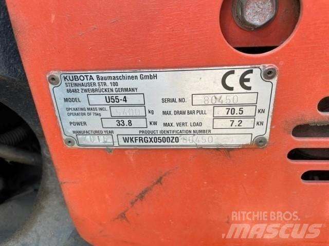 Kubota U55-4 Vikšriniai ekskavatoriai