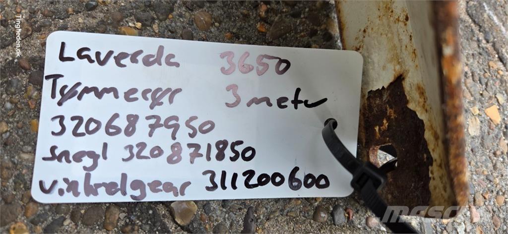 Laverda 3650 Derliaus nuėmimo kombainų priedai