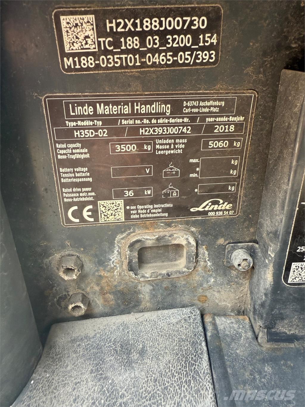 Linde H35D Dyzeliniai krautuvai