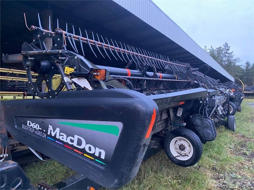 MacDon D60 Derliaus nuėmimo kombainų priedai