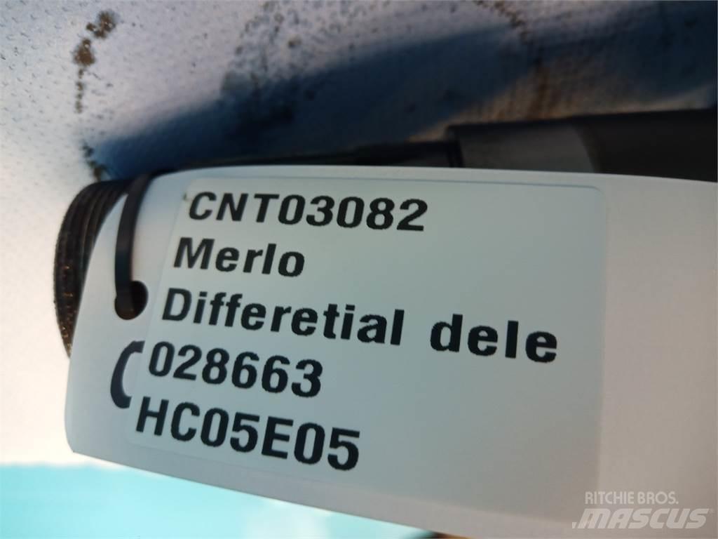 Merlo 40.7 Ašys