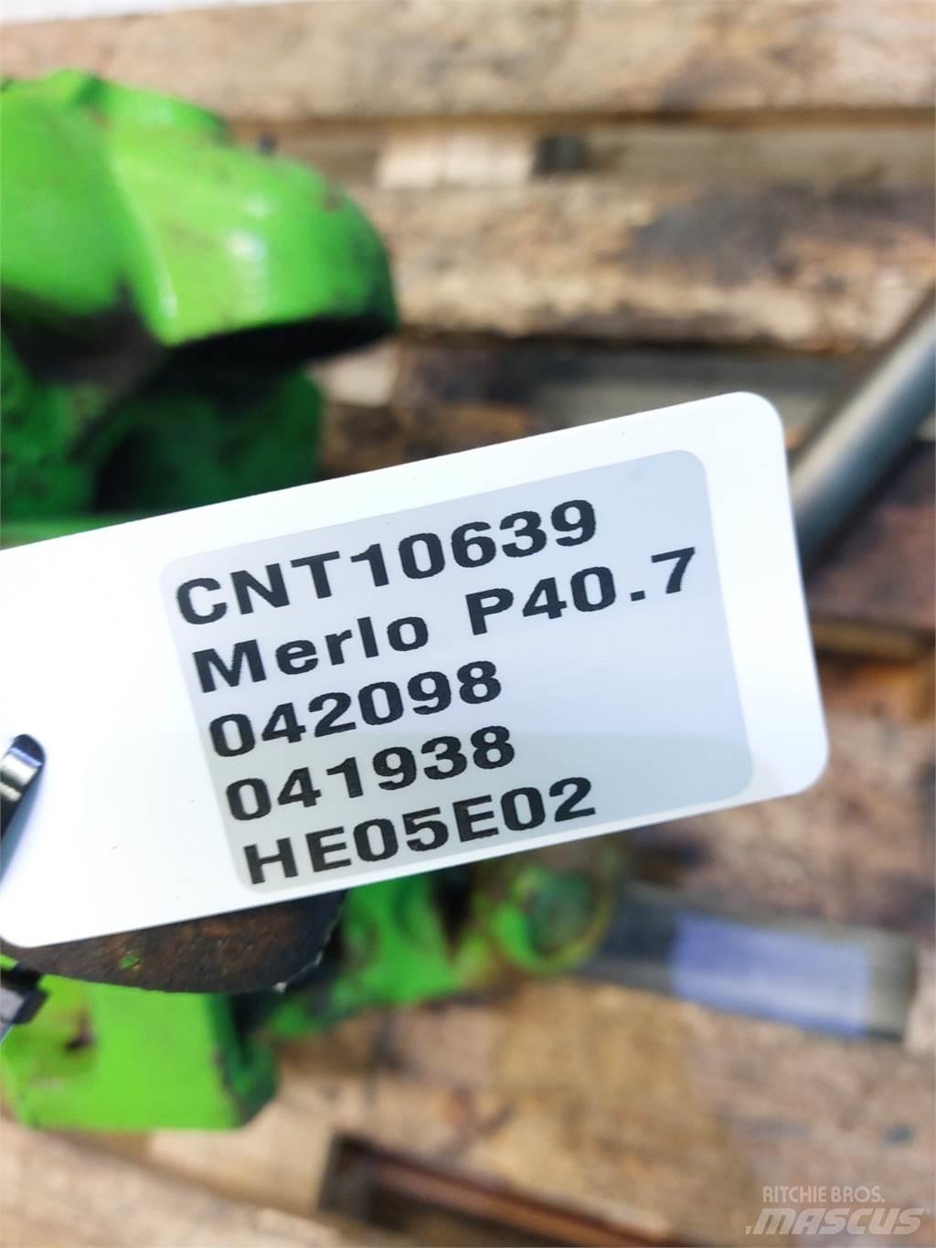 Merlo P40.7 Ašys