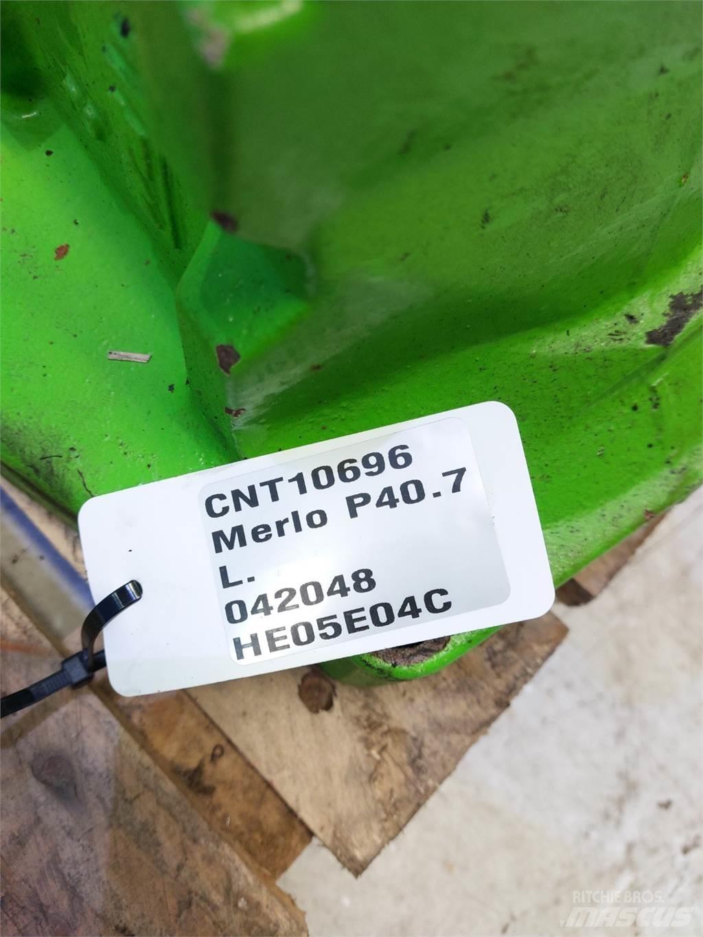 Merlo P40.7 Ašys