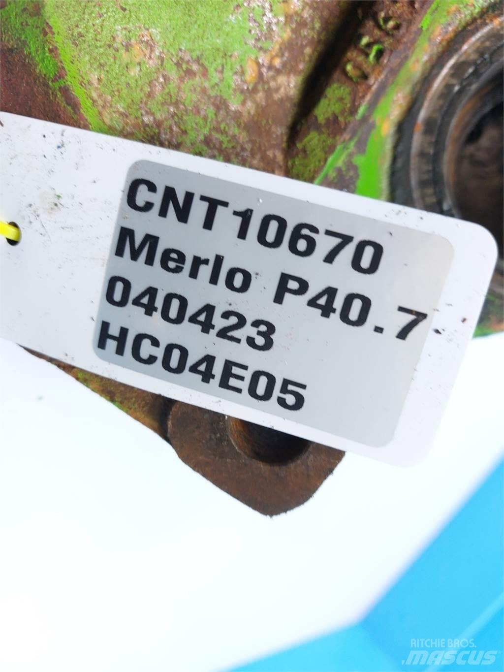 Merlo P41.7 Ašys