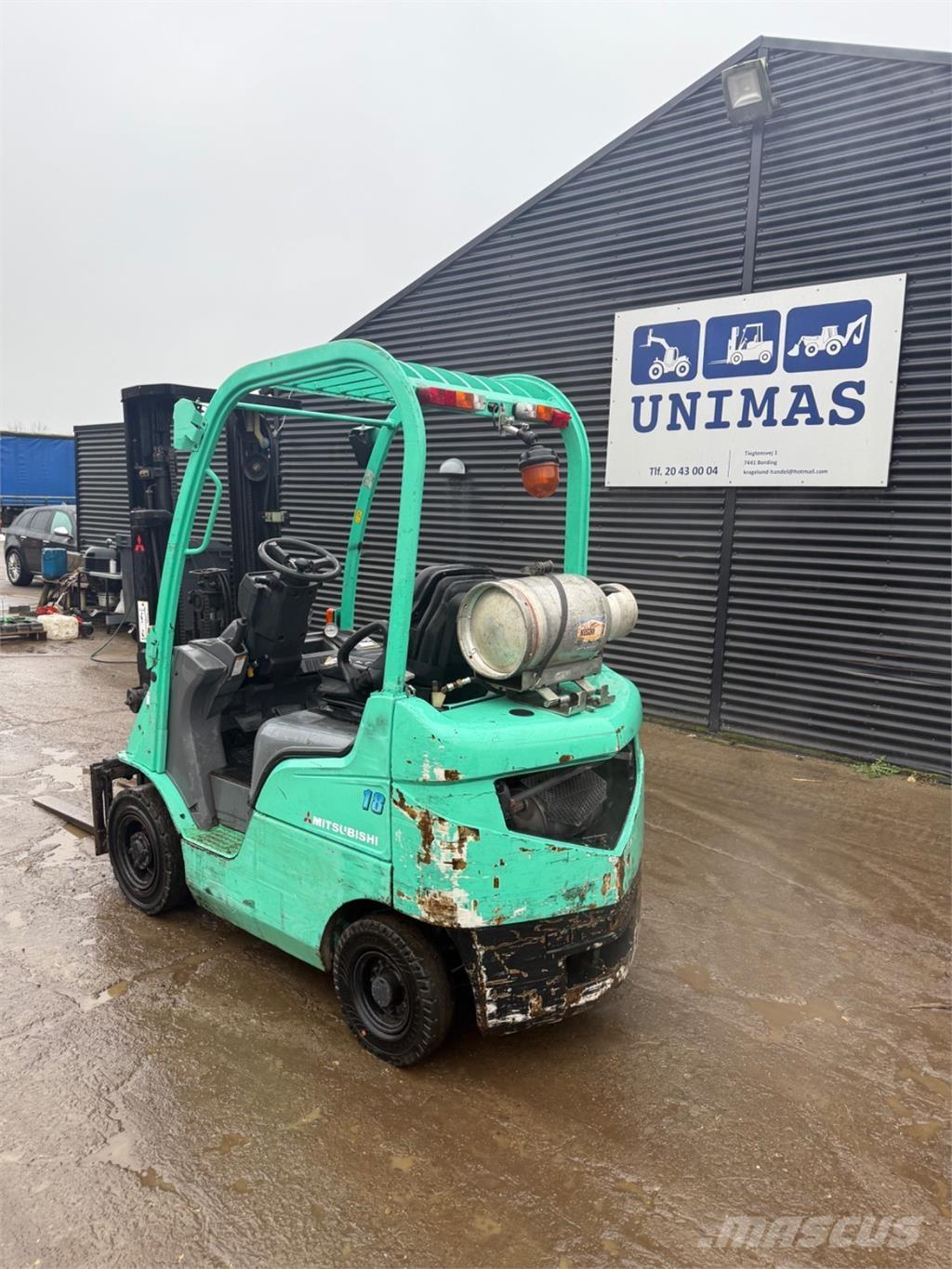 Mitsubishi FG18 LPG (dujiniai) krautuvai