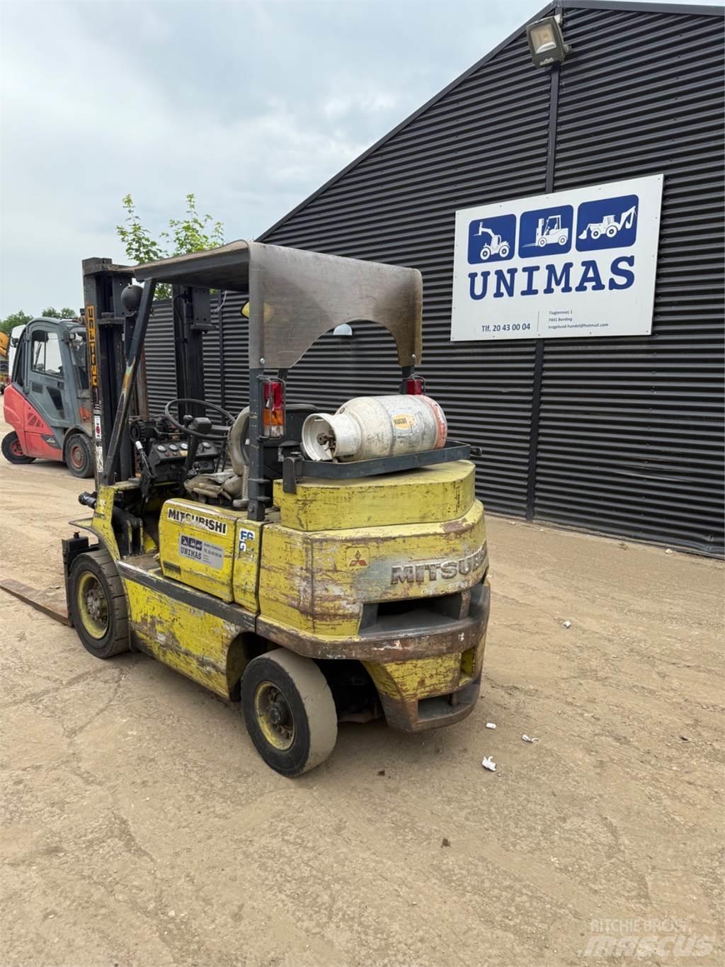 Mitsubishi FG25 LPG (dujiniai) krautuvai