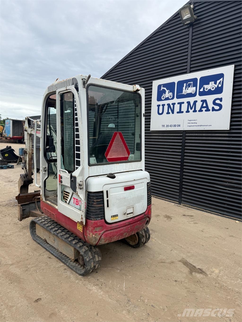 Takeuchi TB016 Mini ekskavatoriai < 7 t