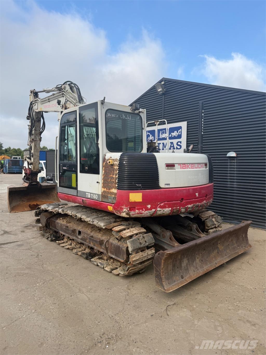 Takeuchi TB1140 Vikšriniai ekskavatoriai